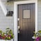 Designers Fountain Portland 9.75in Weathered Pewter Dark Sky 1-Light Outdoor Line Voltage Wall Sconce 33141-WP - alternate 2